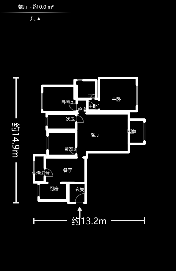 金茂梅溪湖  3室2厅2卫    230.0万户型图