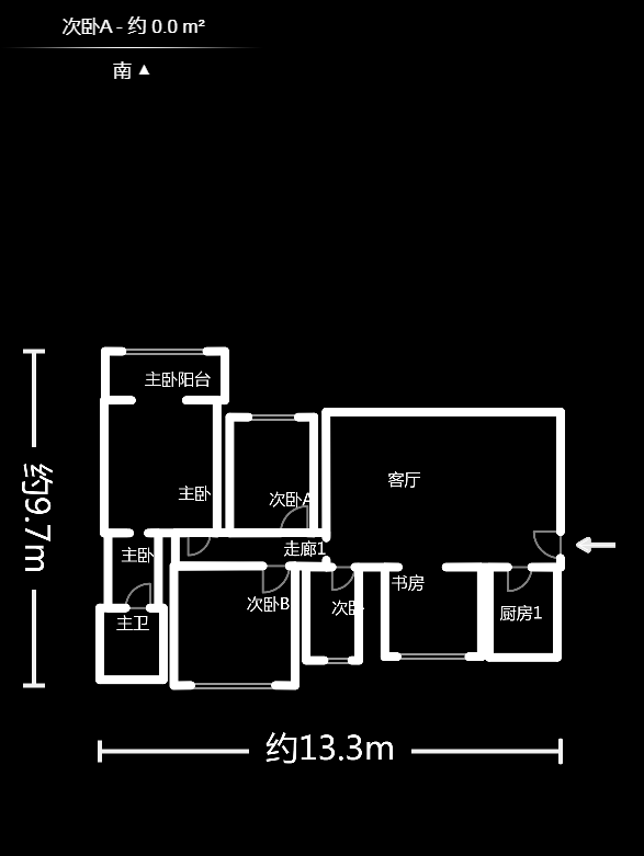 碧桂園威尼斯城  4室2廳2衛(wèi)    108.0萬(wàn)戶型圖