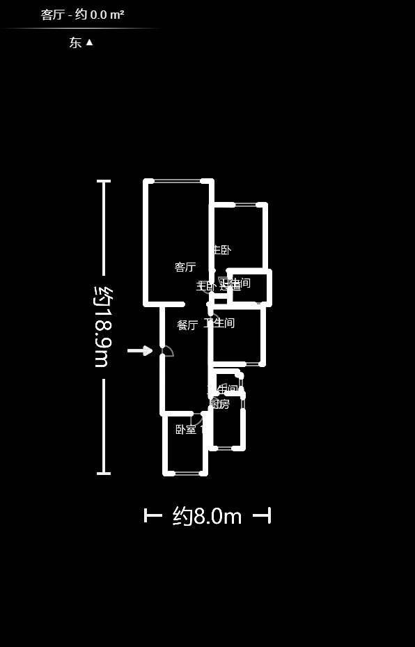 明珠苑  3室2厅0卫   100.00万户型图
