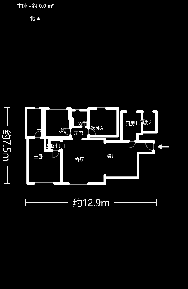碧桂园威尼斯城  3室2厅2卫   78.80万户型图