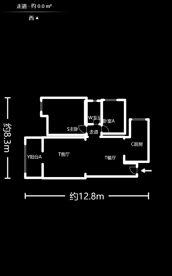 万树丹堤  2室2厅1卫   105.00万户型图