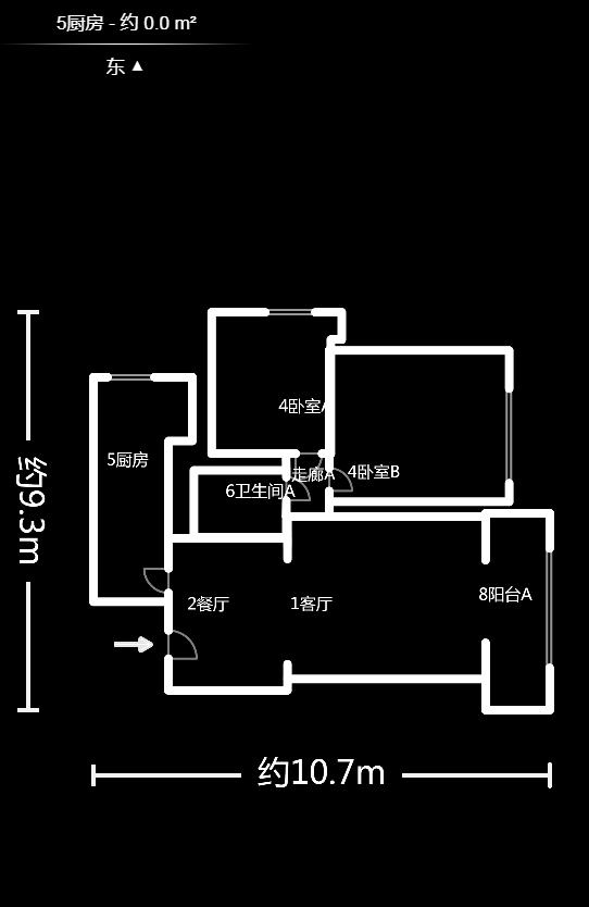 庄园心伽泊  2室2厅1卫   75.00万户型图