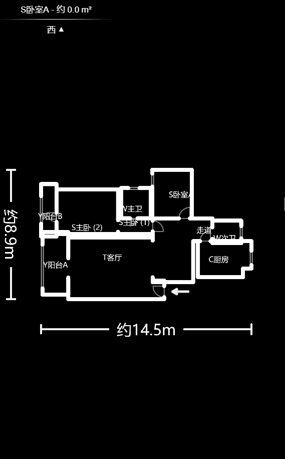鼓风机械厂宿舍  3室2厅2卫   105.00万户型图