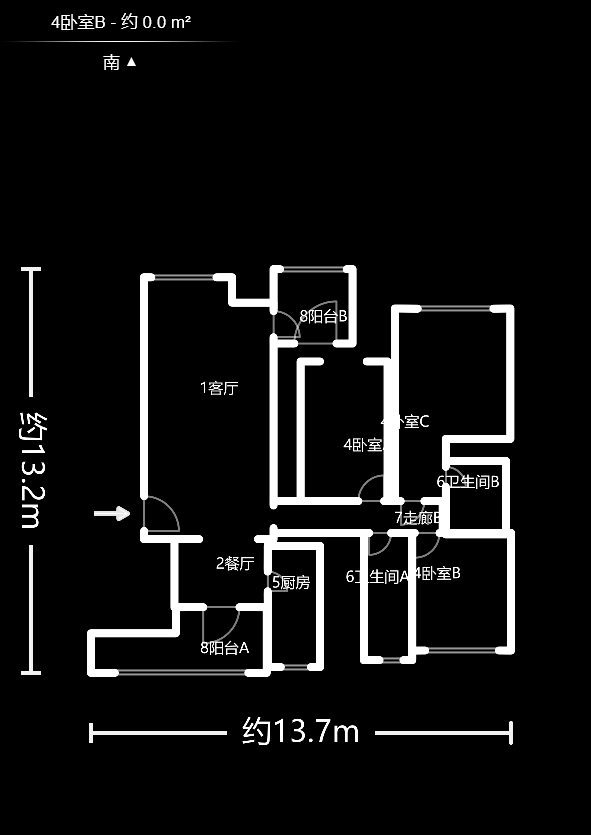 紫晶城  3室2厅2卫    98.99万户型图