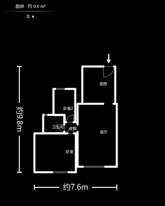 华天LOHO小镇 2室1厅1卫 41.78万 华天LOHO小镇 2室1厅1卫 41.78万户型图
