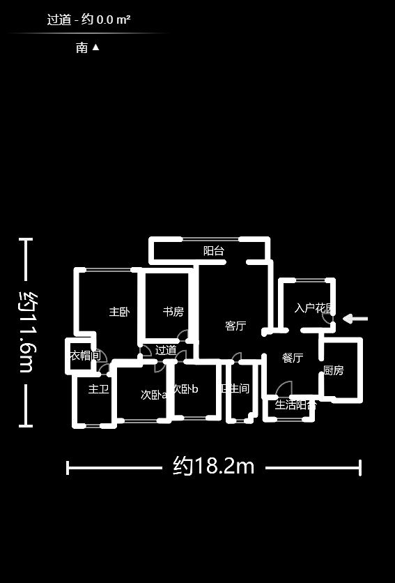 普瑞斯堡  4室2厅2卫    95.0万户型图