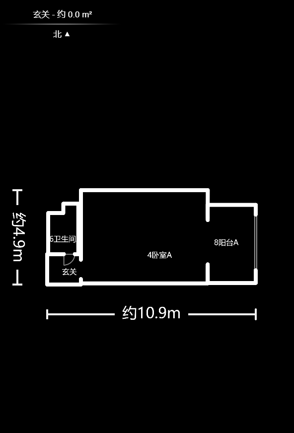 长大卧琥  1室1厅1卫    48.74万户型图