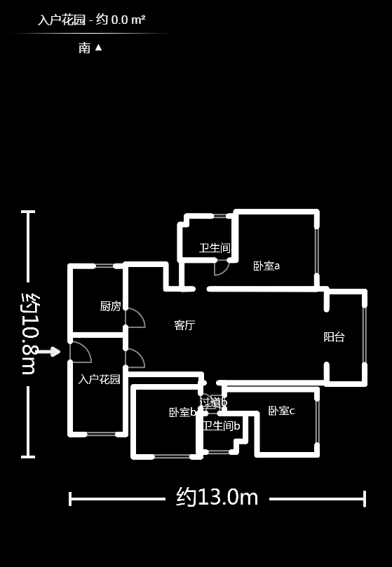 宏聚地中海  3室2廳2衛(wèi)    120.0萬(wàn)戶型圖