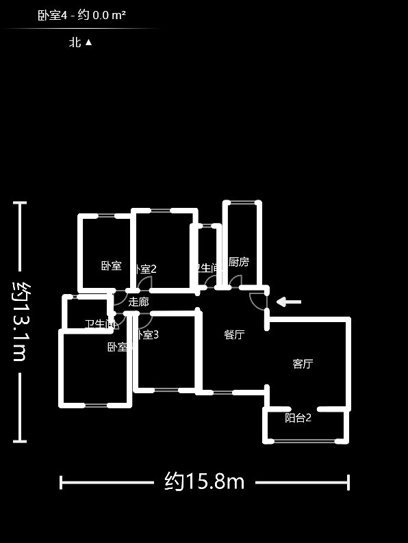 湖南有色地质勘查局宿舍(榔梨镇) 4室2厅2卫 102.8万 湖南有色地质勘查局宿舍(榔梨镇) 4室2厅2卫 102.8万户型图
