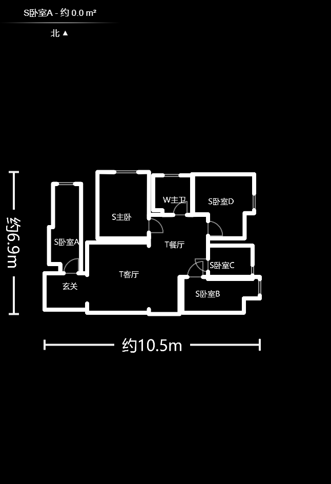 五矿万境水岸二期（五矿万境水岸和苑）  2室2厅1卫   85.00万户型图