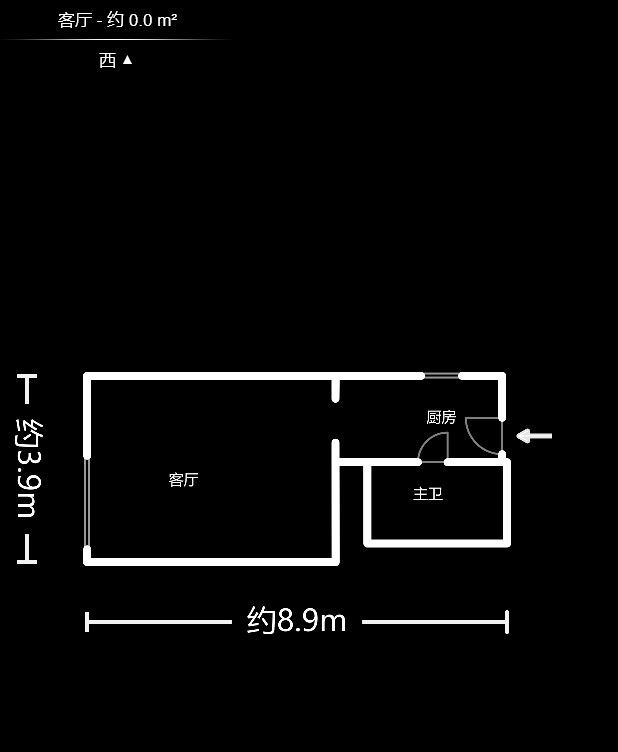 融圣国际  1室1厅1卫   31.00万户型图