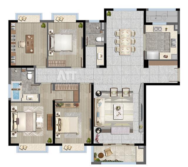 望江花园 3室2厅1卫 49.8万 望江花园 3室2厅1卫 49.8万户型图