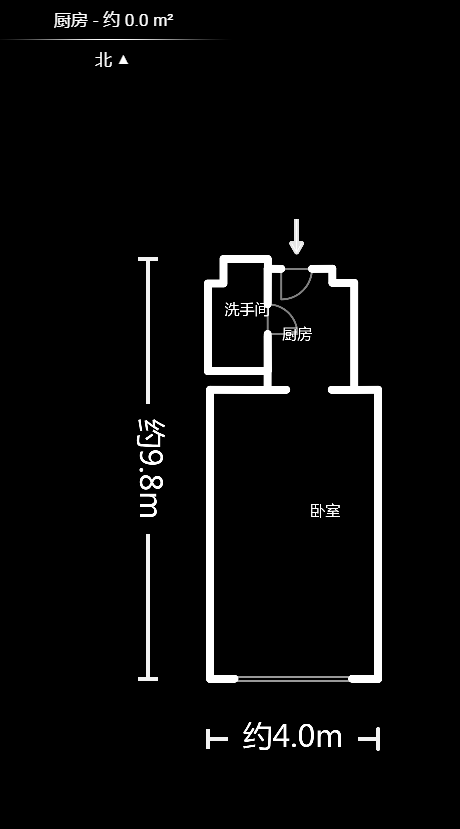 万科魅力之城 1室1厅1卫 30.0万 万科魅力之城 1室1厅1卫 30.0万户型图