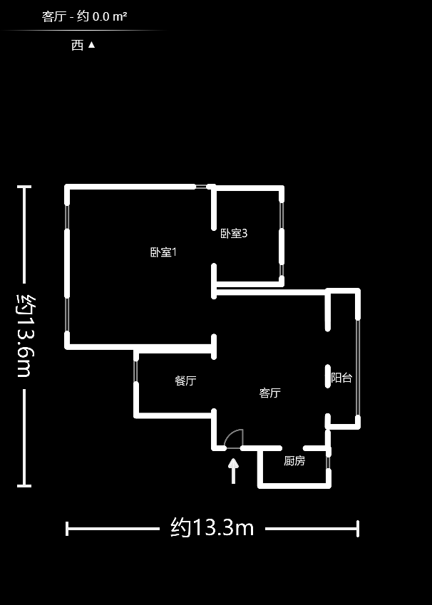 建發(fā)中央公園（建發(fā)美地）  4室2廳1衛(wèi)    238.0萬戶型圖