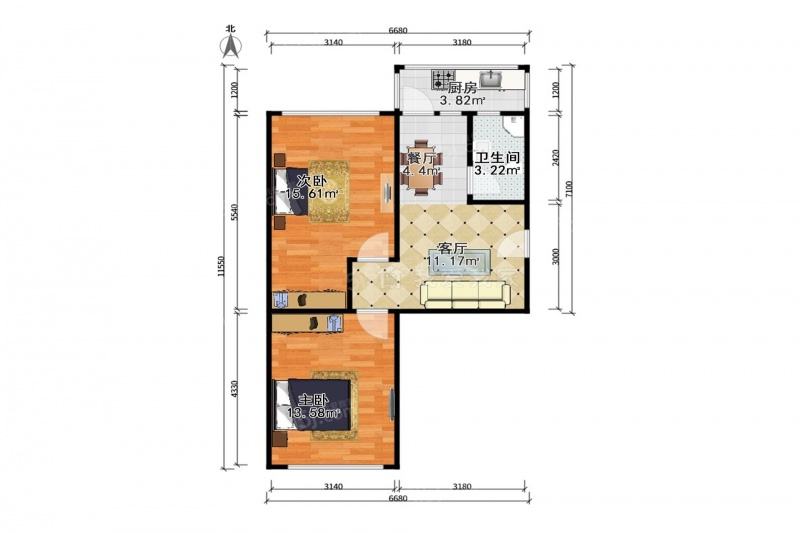 针织新村小区(内衣厂家属楼)  2室2厅1卫    700.0元/月 针织新村小区(内衣厂家属楼)  2室2厅1卫    700.0元/月户型图