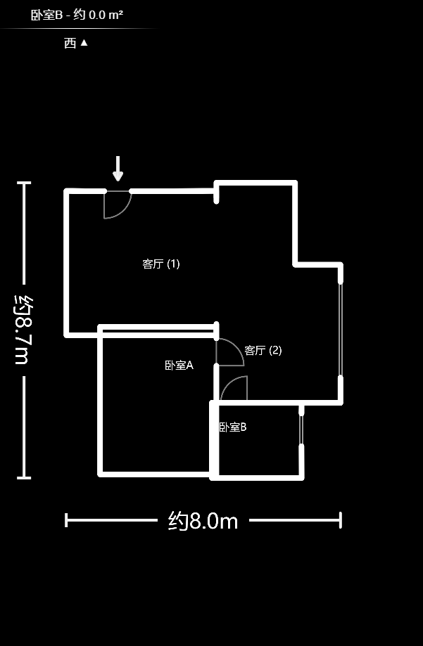 湘域相遇  1室1厅1卫   102.00万户型图