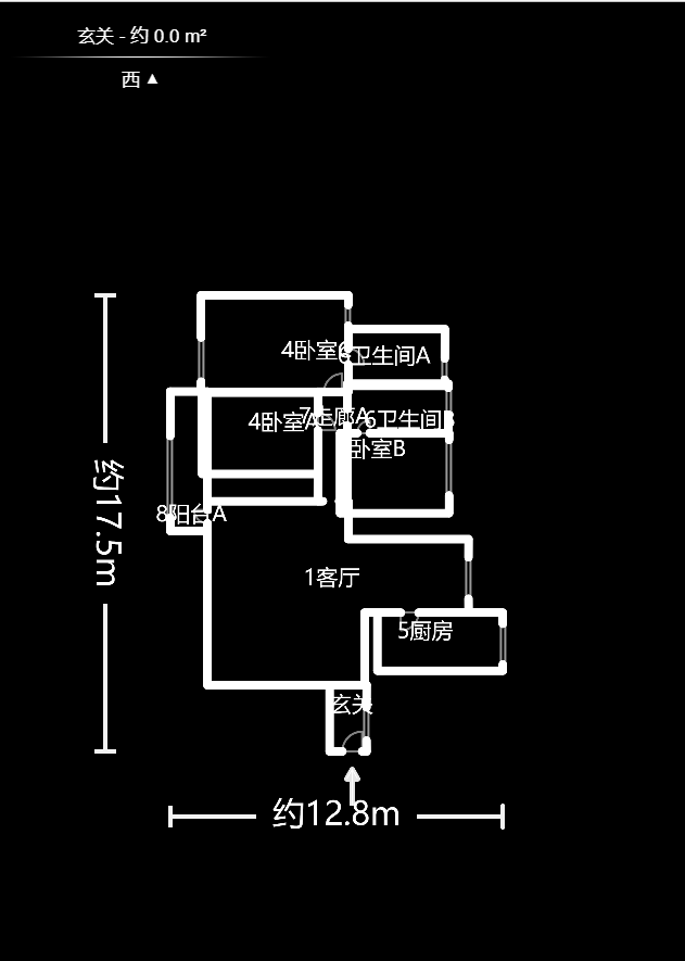藏珑湖上国际花园  3室2厅1卫   229.60万户型图