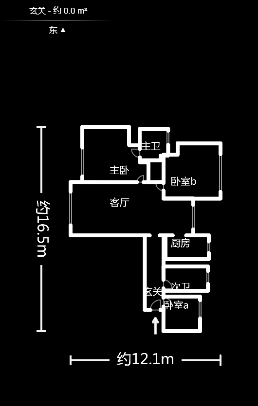 梅溪鑫苑名家  3室2厅2卫    155.0万户型图