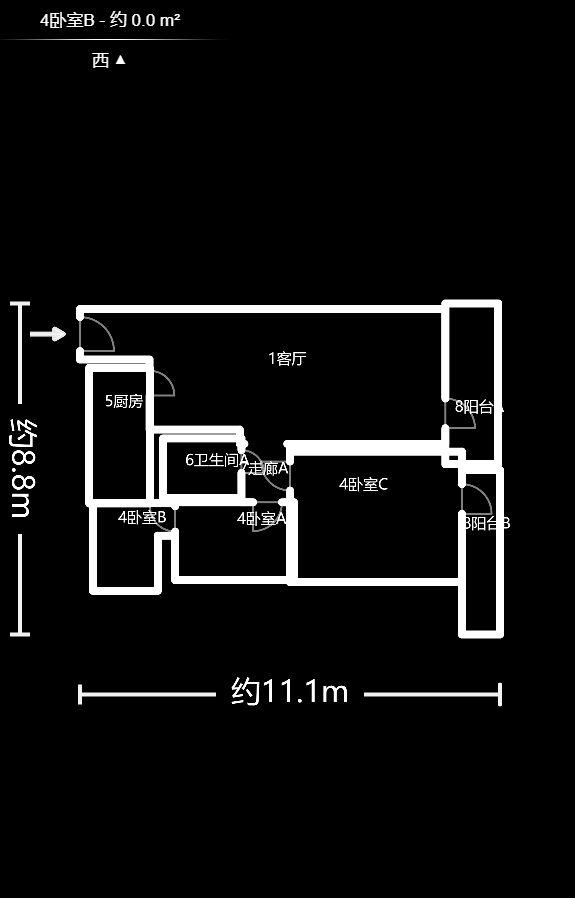 如果爱  2室2厅1卫    71.49万户型图