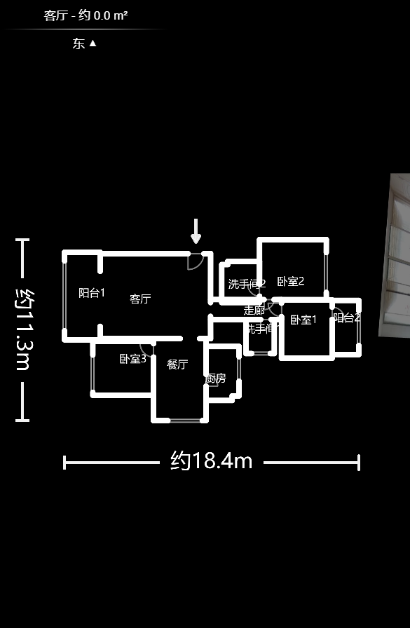 中建桂苑  3室2厅2卫   118.00万户型图