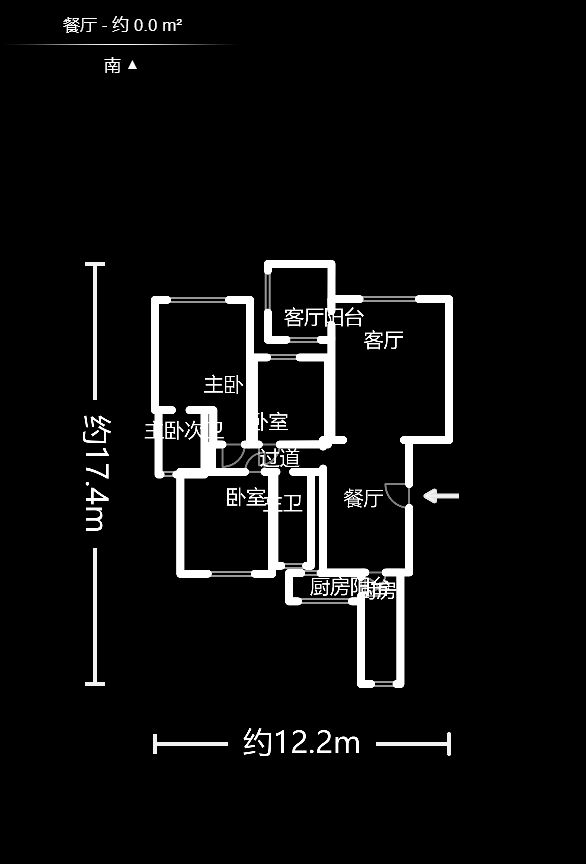 红树湾  3室2厅1卫   91.00万户型图