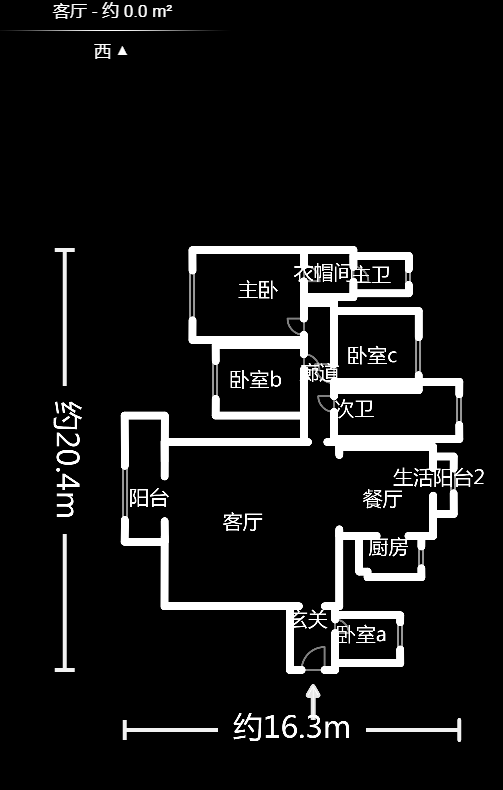 晟通牡丹舸  4室2厅2卫    538.0万户型图