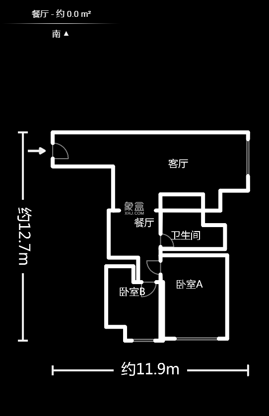 匯景發(fā)展環(huán)球中心  2室1廳1衛(wèi)   200.00萬(wàn)