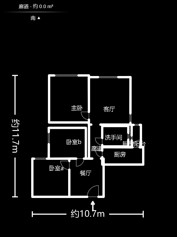 凯特梅溪紫郡 3室2厅1卫 99.0万 凯特梅溪紫郡 3室2厅1卫 99.0万户型图