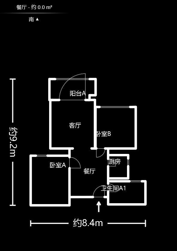 兴隆景苑  2室2厅1卫   75.00万户型图