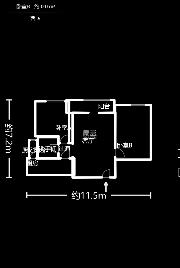茂華禧都會  2室2廳2衛(wèi)   110.00萬