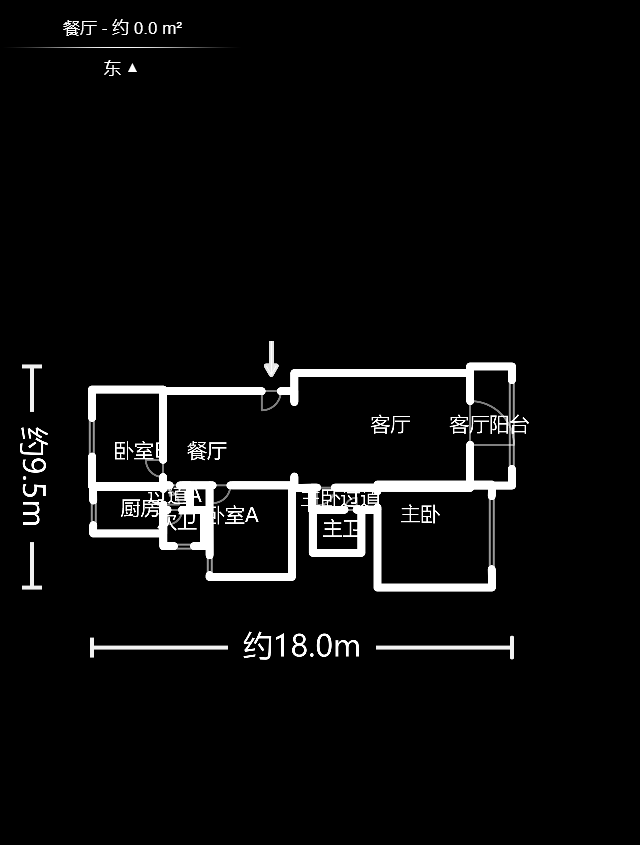 银晟花园  3室2厅2卫   109.00万户型图