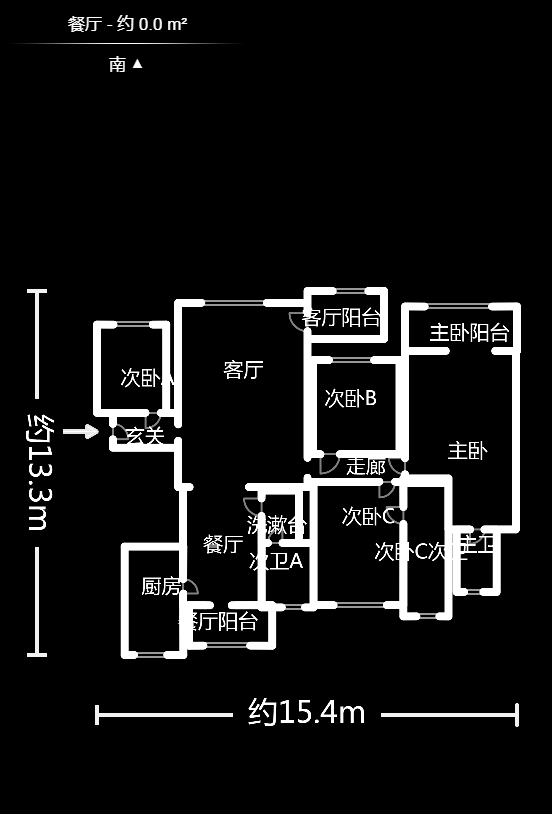 鑫远和城（一、二期）  4室2厅2卫    218.0万户型图