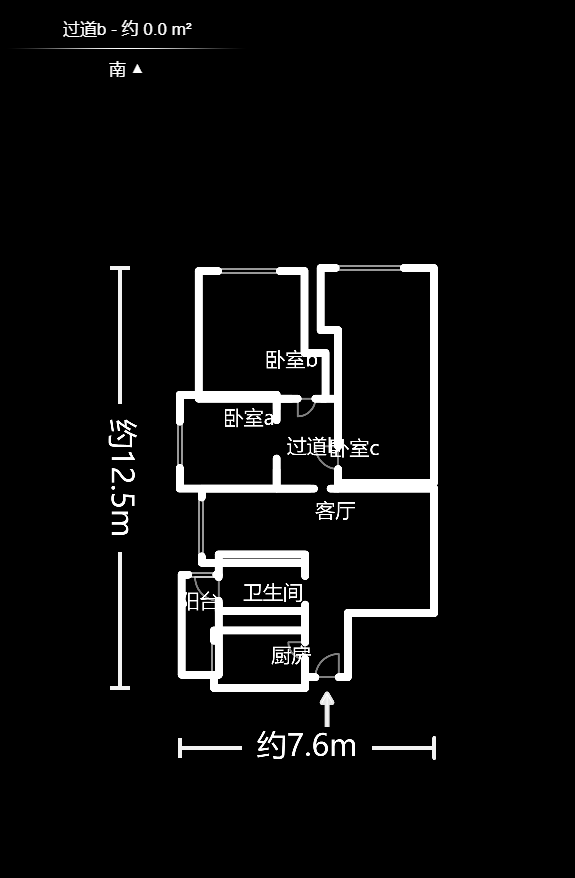 佛奥康桥水岸  3室2厅1卫   52.00万户型图