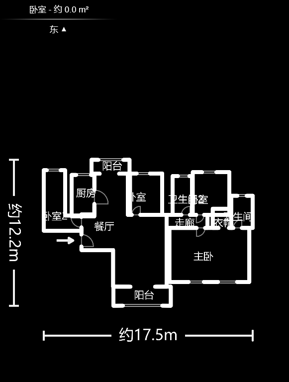 东门尚苑  4室2厅1卫    92.56万户型图