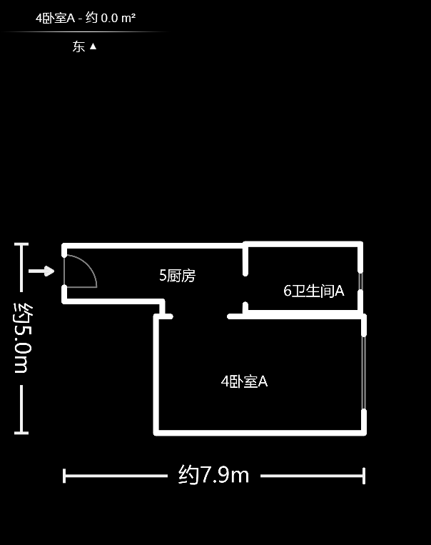 美利新世界  1室1厅1卫   27.00万户型图