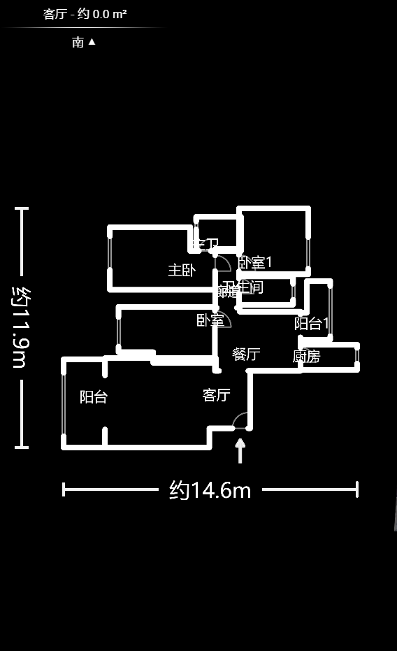 云栖谷  3室2厅2卫    108.0万户型图