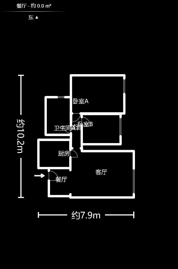 山水熙园  2室2厅1卫   68.00万户型图