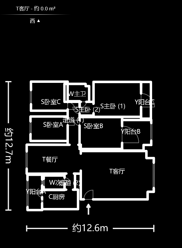 仁和雨花家園  4室2廳1衛(wèi)    169.4萬戶型圖