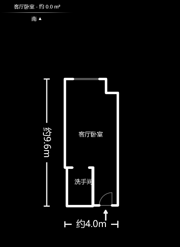 达美溪湖湾  1室1厅1卫   75.80万户型图