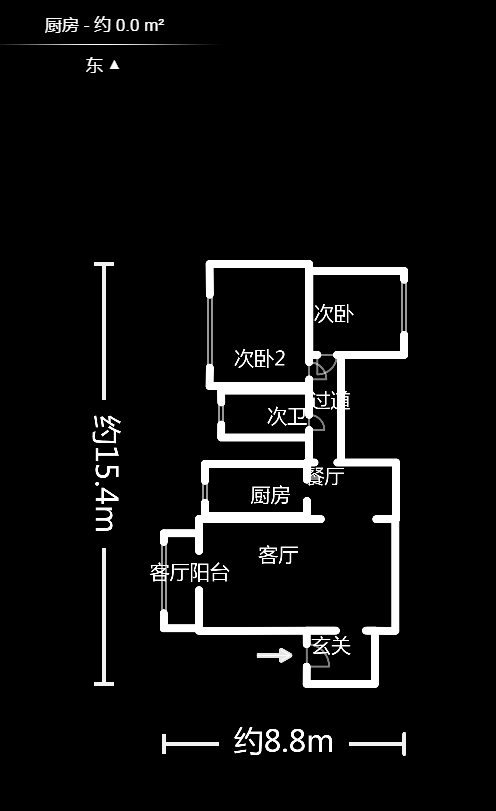 金麓西岸和苑  2室2厅1卫    85.89万户型图