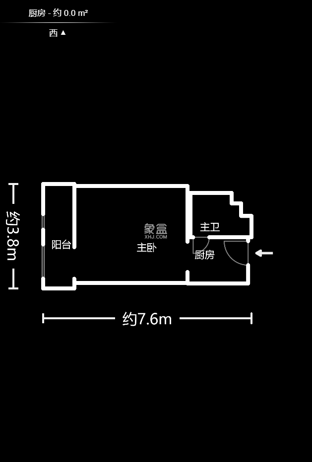 鑫远微中心  1室1厅1卫   31.20万户型图