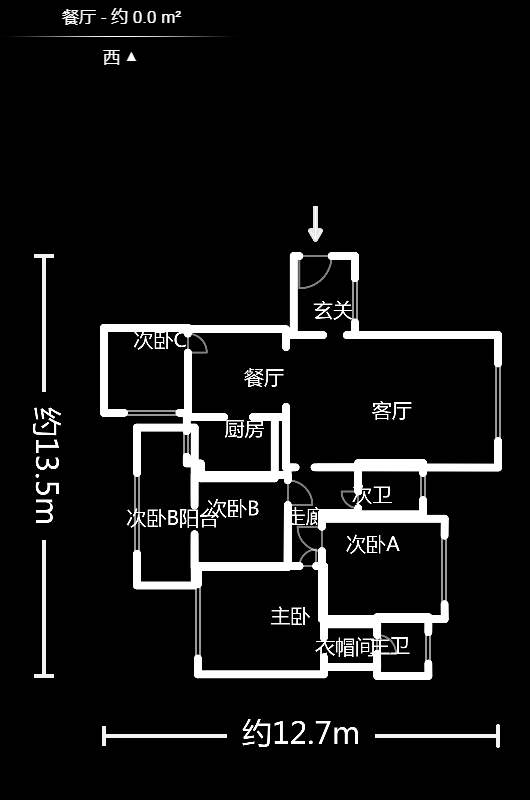 鑫远熙山 4室2厅1卫 3000.0元/月 鑫远熙山 4室2厅1卫 3000.0元/月户型图
