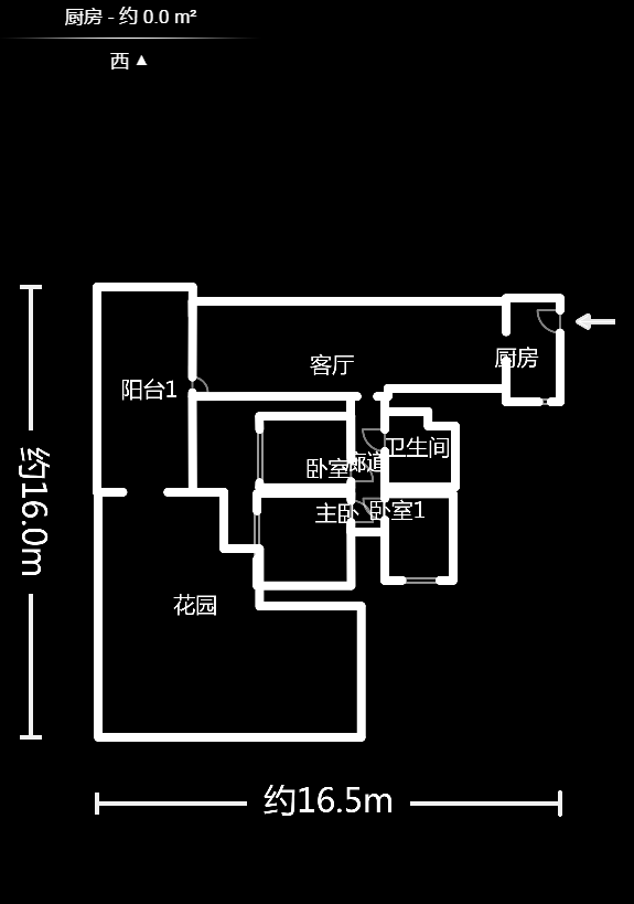 米兰春天  3室2厅1卫   83.00万户型图