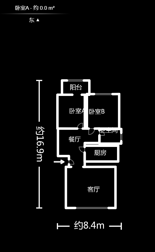 富绿新村  2室2厅1卫   58.00万户型图