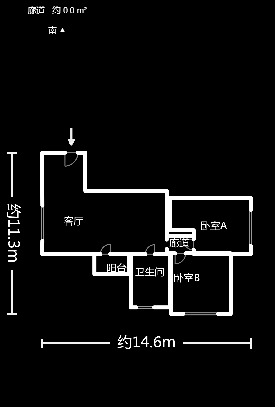 BOBO國際  3室2廳2衛(wèi)    149.0萬戶型圖