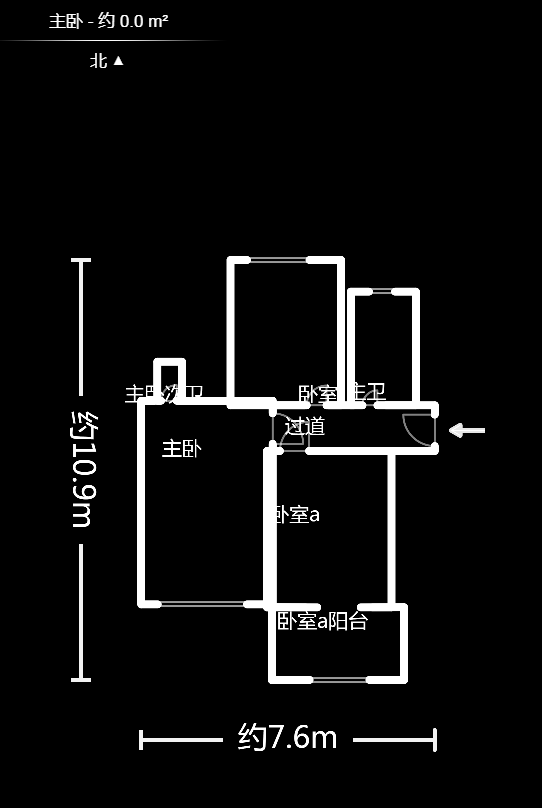 筑梦园  3室2厅1卫    2200.0元/月室内图1