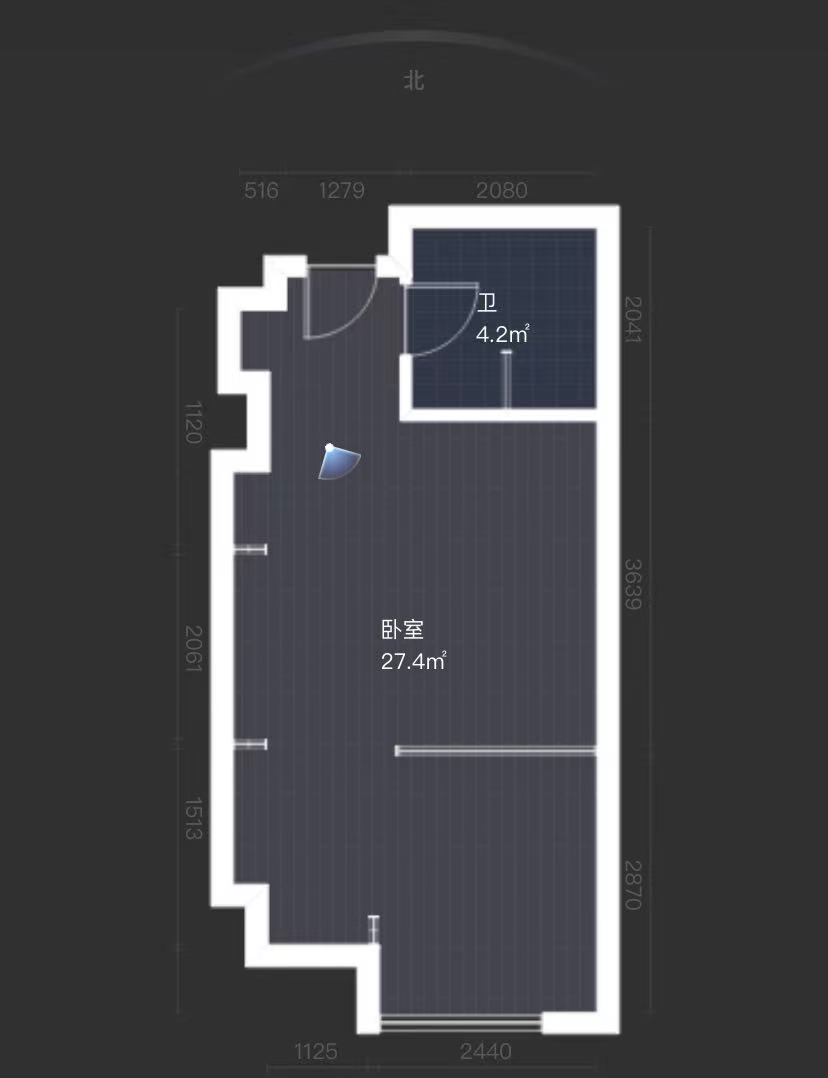 香槟小镇  1室1厅1卫   29.80万客厅