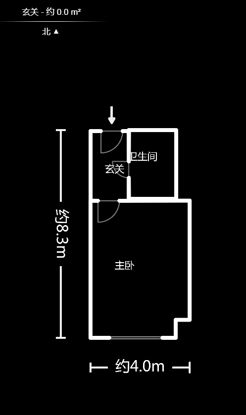 佳兴国际汇  1室1厅1卫    37.8万户型图