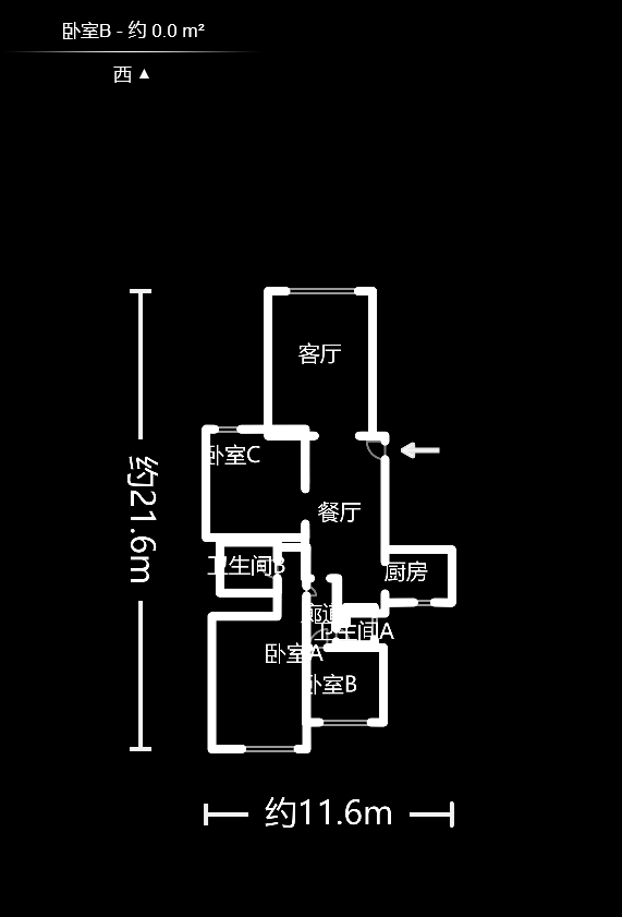 都市春天  3室2厅1卫   124.00万户型图