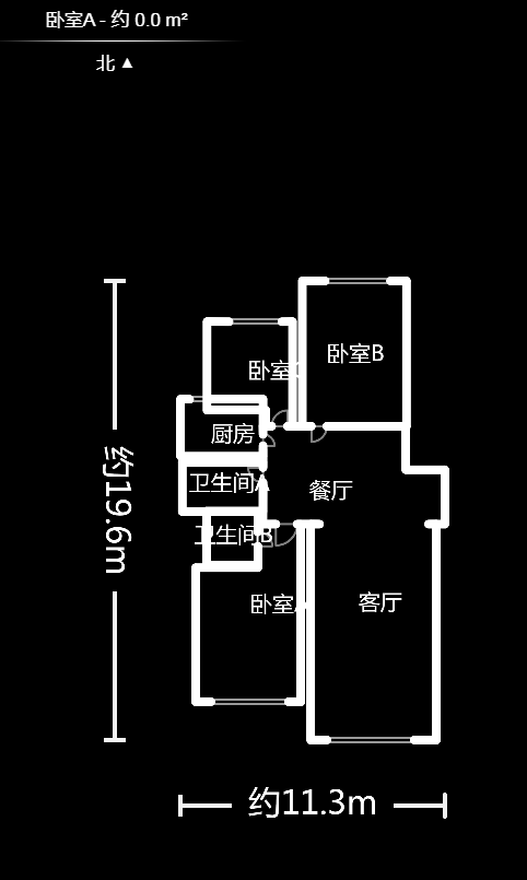都市春天  3室2厅2卫   120.00万户型图